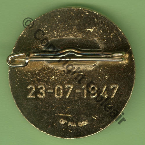 2357.EMGFAA 1995circa GLAM 1.60 VILLACOUBLAY  GF.FIA.LYON Caspienne Blanche Bol allonge prison Dos lisse scintillant MARQUE 23.07.1947 Src.Y.GENTY 12Eur11.06 